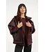 Yaya Oversized reversible faux fur jacket