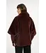 Yaya Oversized reversible faux fur jacket
