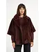 Yaya Oversized reversible faux fur jacket