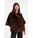 Yaya Oversized reversible faux fur jacket