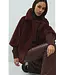 Yaya Oversized reversible faux fur jacket