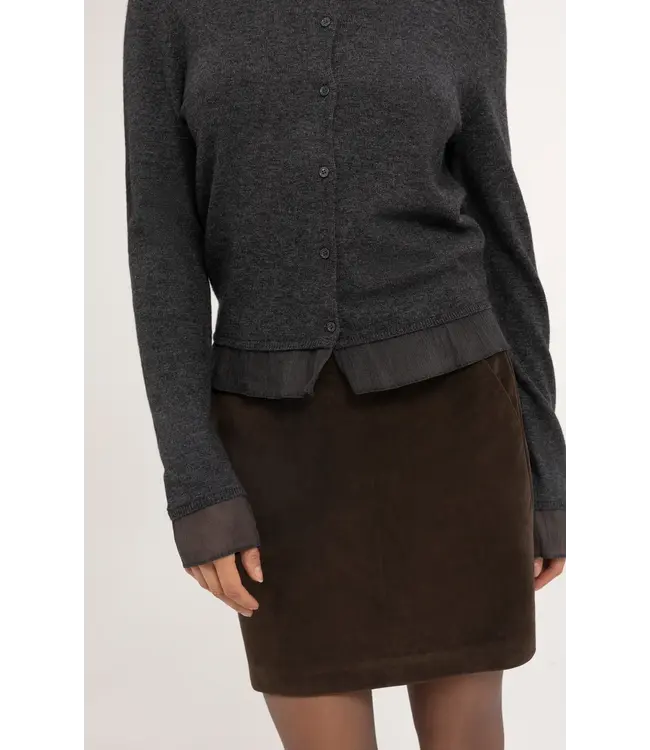 Yaya Cardigan w/woven detail