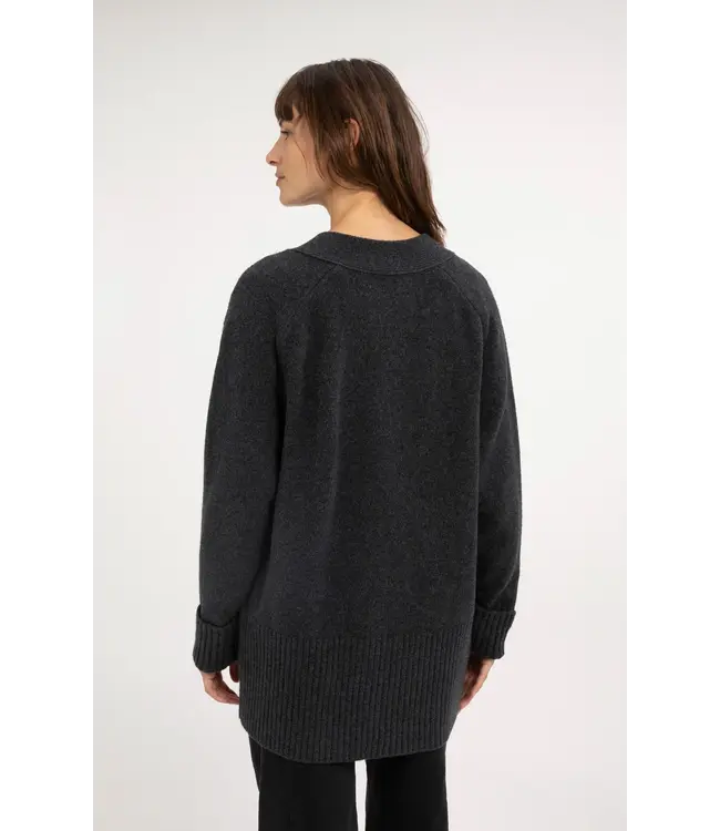 Yaya Cardigan in rib stitch