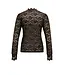 Yaya  Lace top with high neck