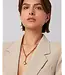 Jenny Bird Puffy heart necklace gold