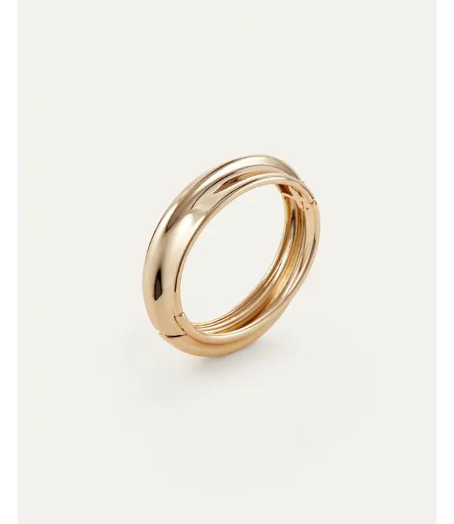 Jenny Bird Lennon bangle gold large