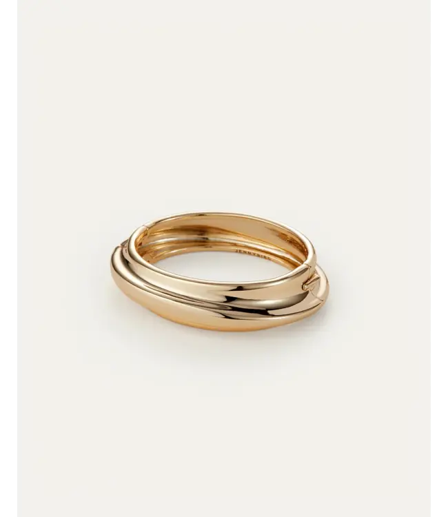 Jenny Bird Lennon bangle gold large