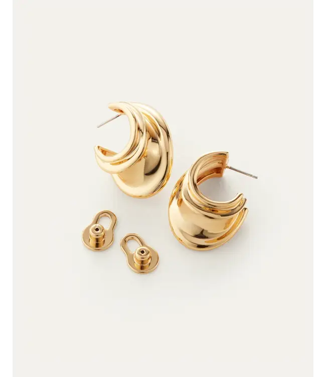 Jenny Bird Leona hoops gold
