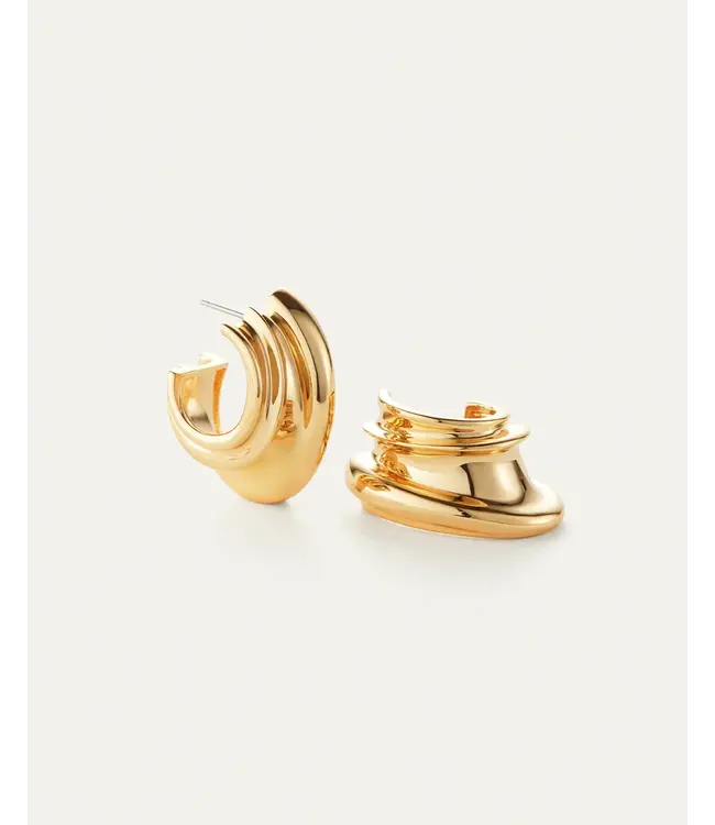 Jenny Bird Leona hoops gold