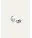 Jenny Bird Mini Lennon hoops silver