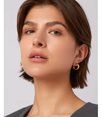 Jenny Bird Staple hoops small gold