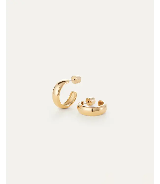 Jenny Bird Staple hoops small gold