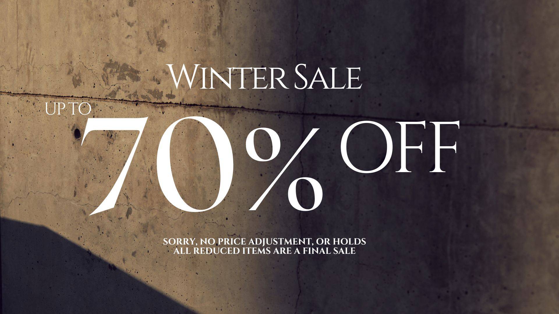 Winter Sale 