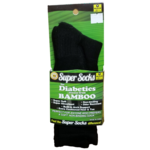 Diabetic Super Sock Black - M