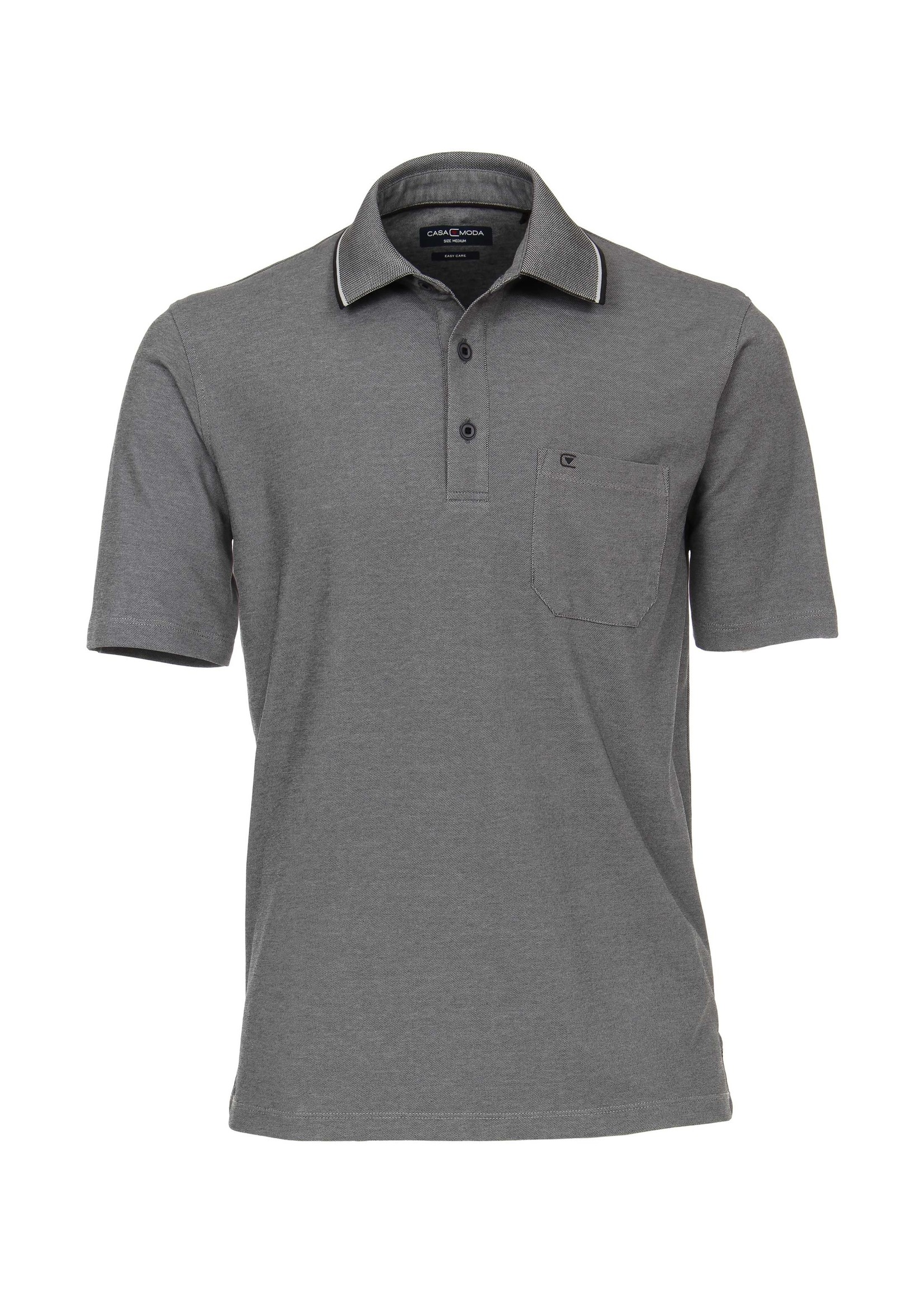 CASA MODA Polo MC avec poche appliquée pour homme -