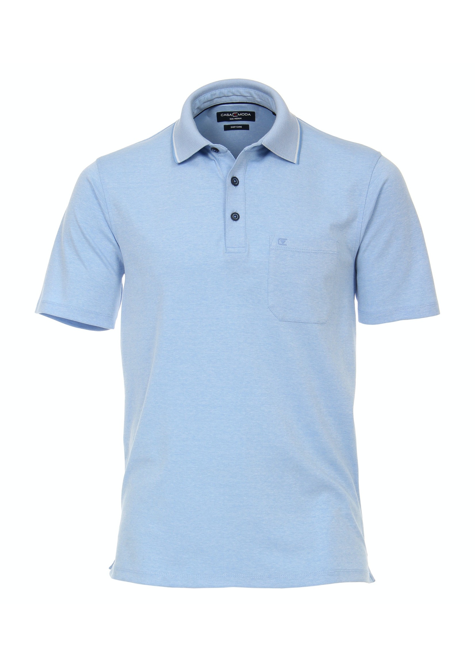 CASA MODA Polo MC avec poche appliquée pour homme -