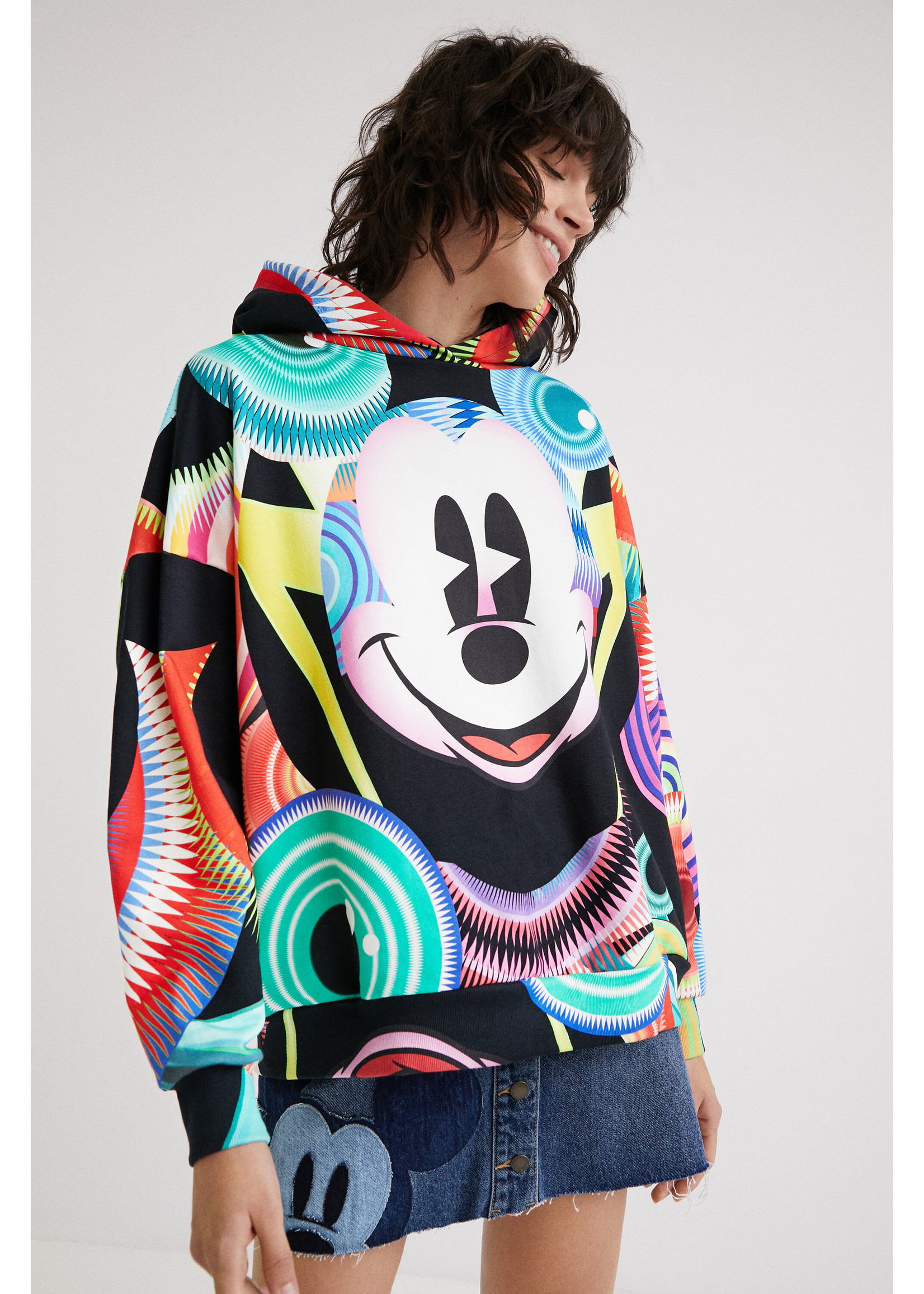DESIGUAL Sweat-shirt oversize Mickey Mouse Christian Lacroix