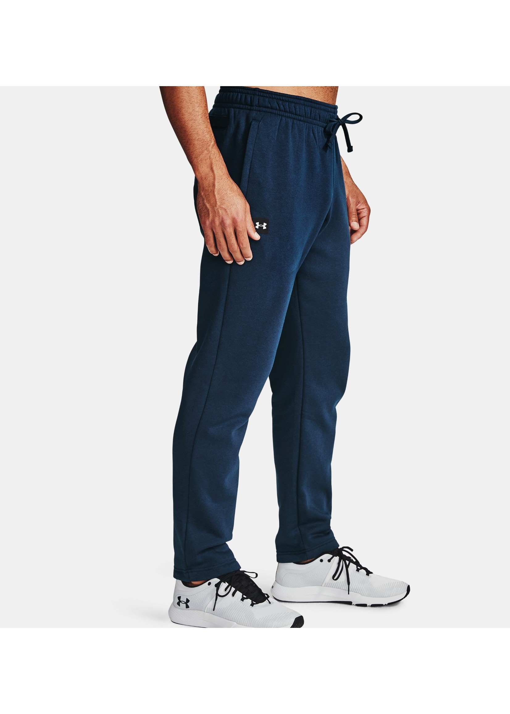 UNDER ARMOUR Pantalon en molleton UA Rival sans élastique à la cheville-Homme