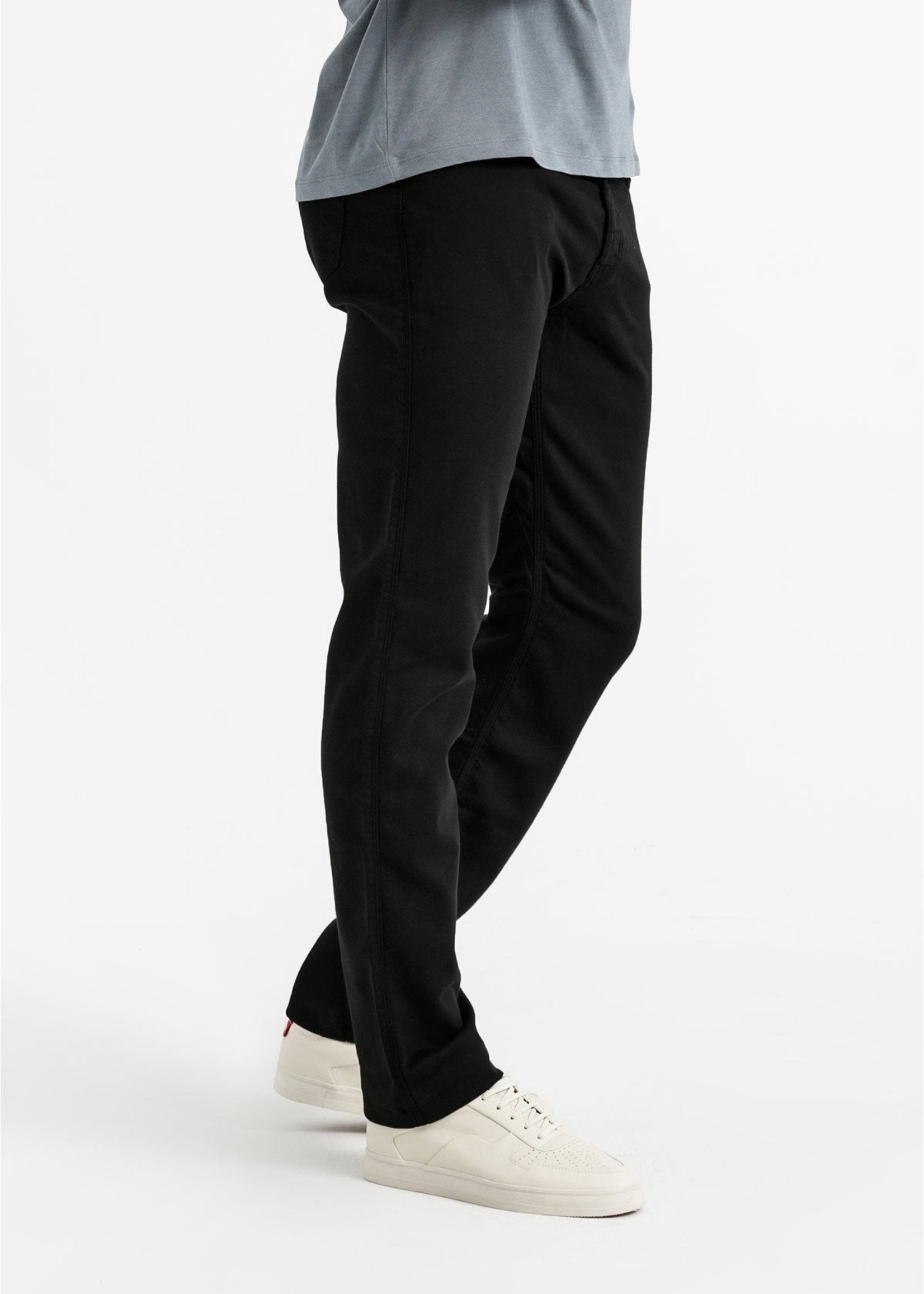 DUER Pantalon extensible No-Sweat coupe ample-Noir