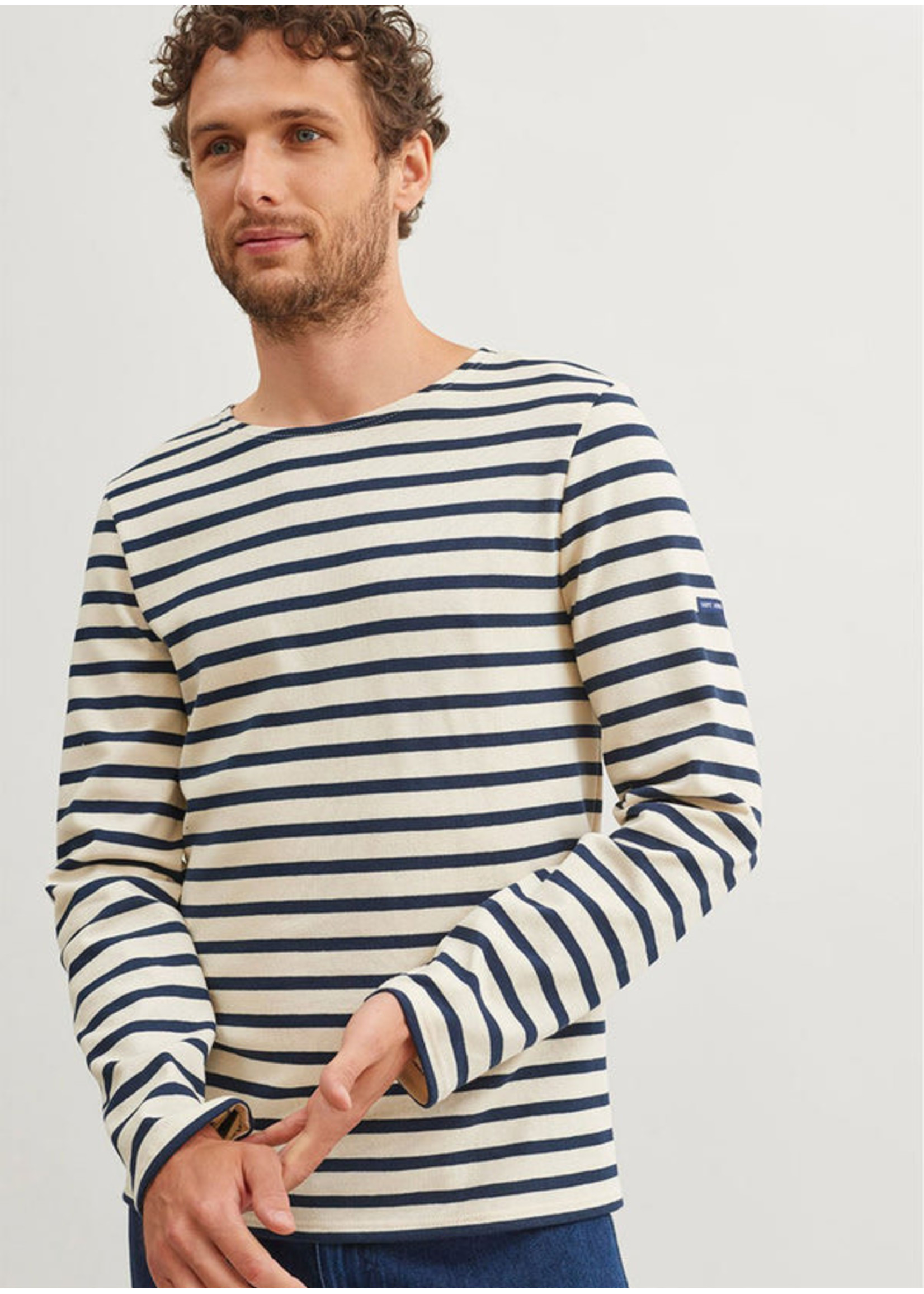 SAINT-JAMES Authentic Meridien breton cotton stripe shirt by Saint-James - Unisex fit