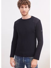 SAINT-JAMES Pull de la Marine Française Gouvernail III-Homme