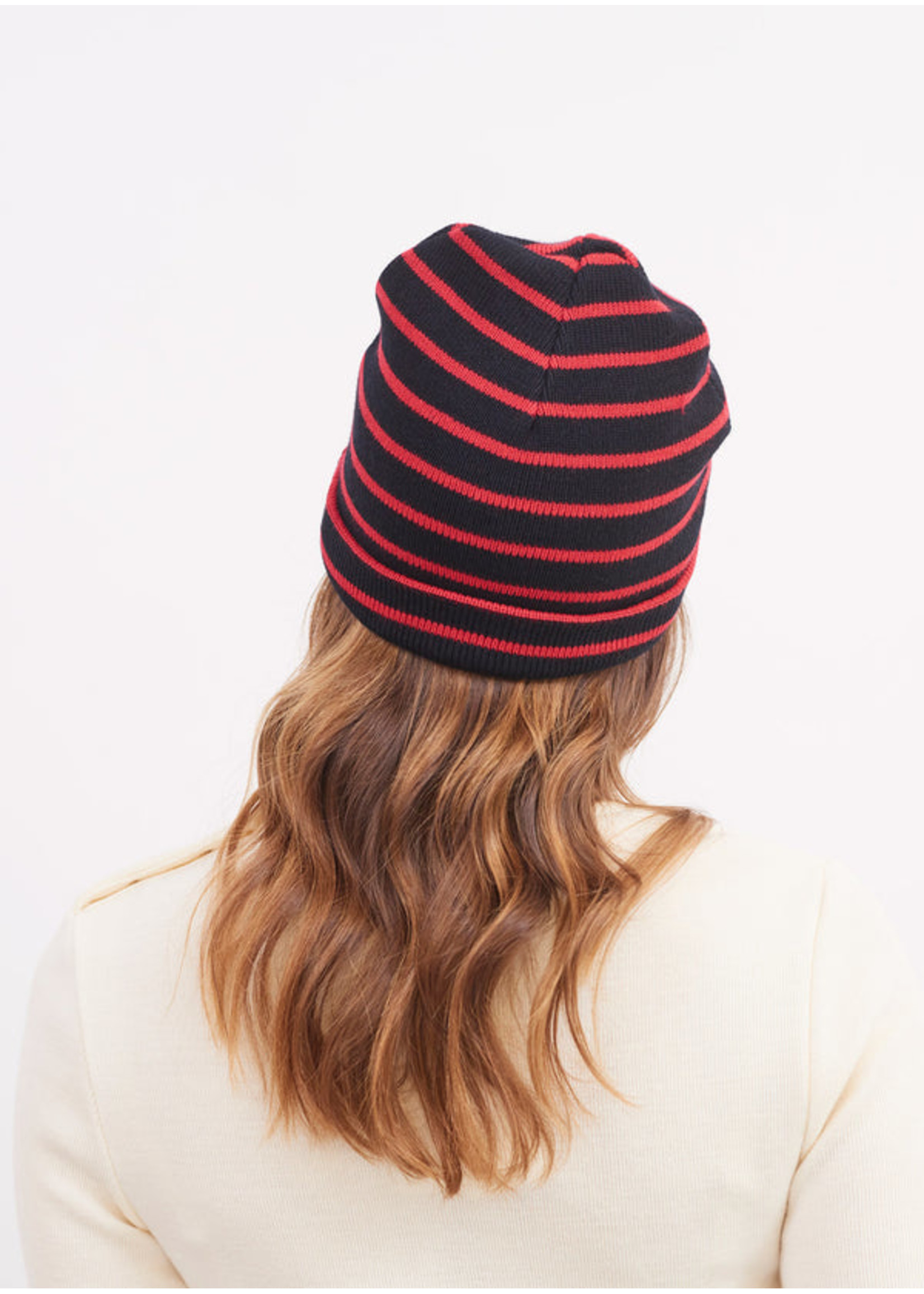 SAINT-JAMES Unisex striped sailor hat in soft wool