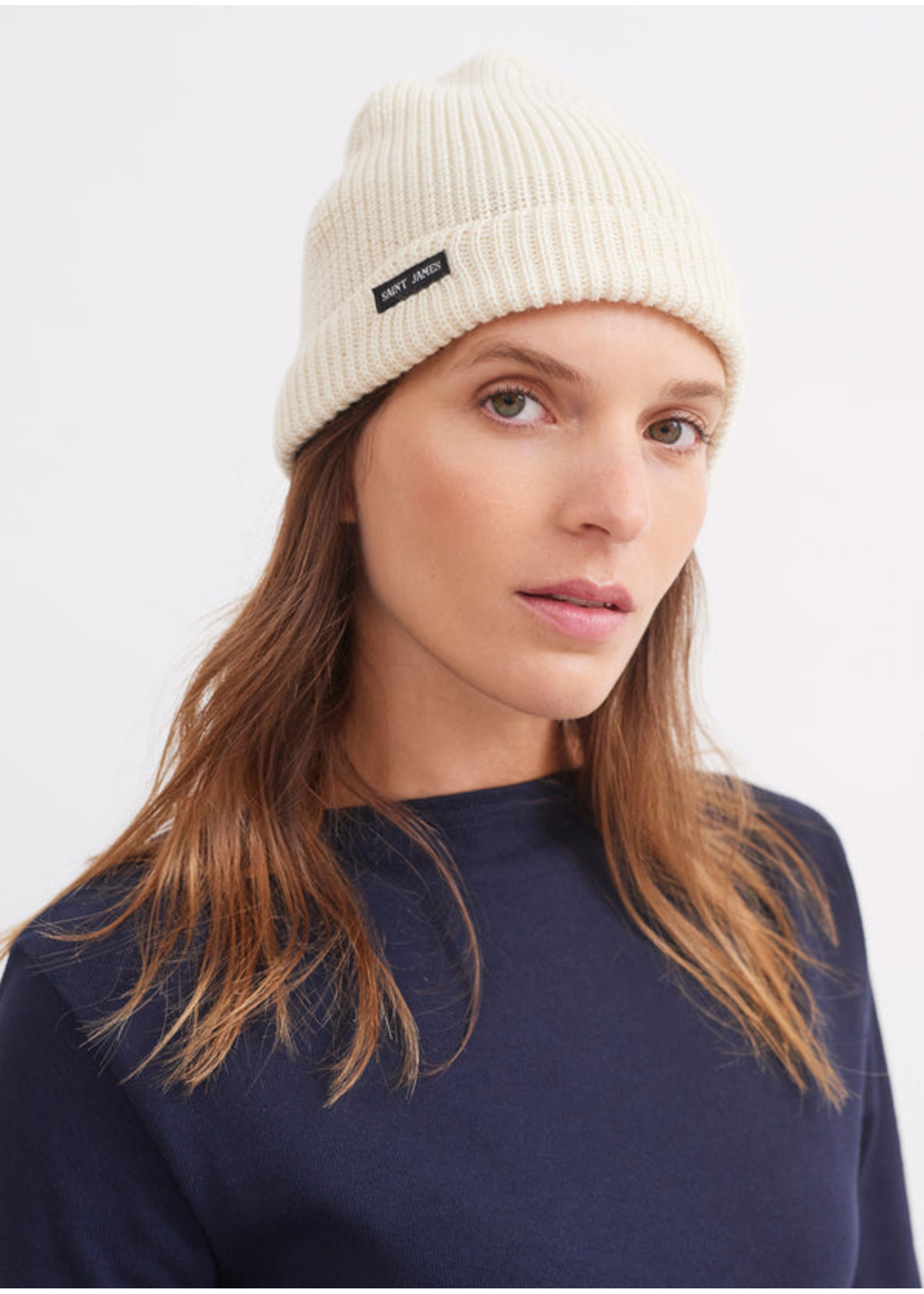 Unisex knitted wool beanie - espace Lacroix boutique