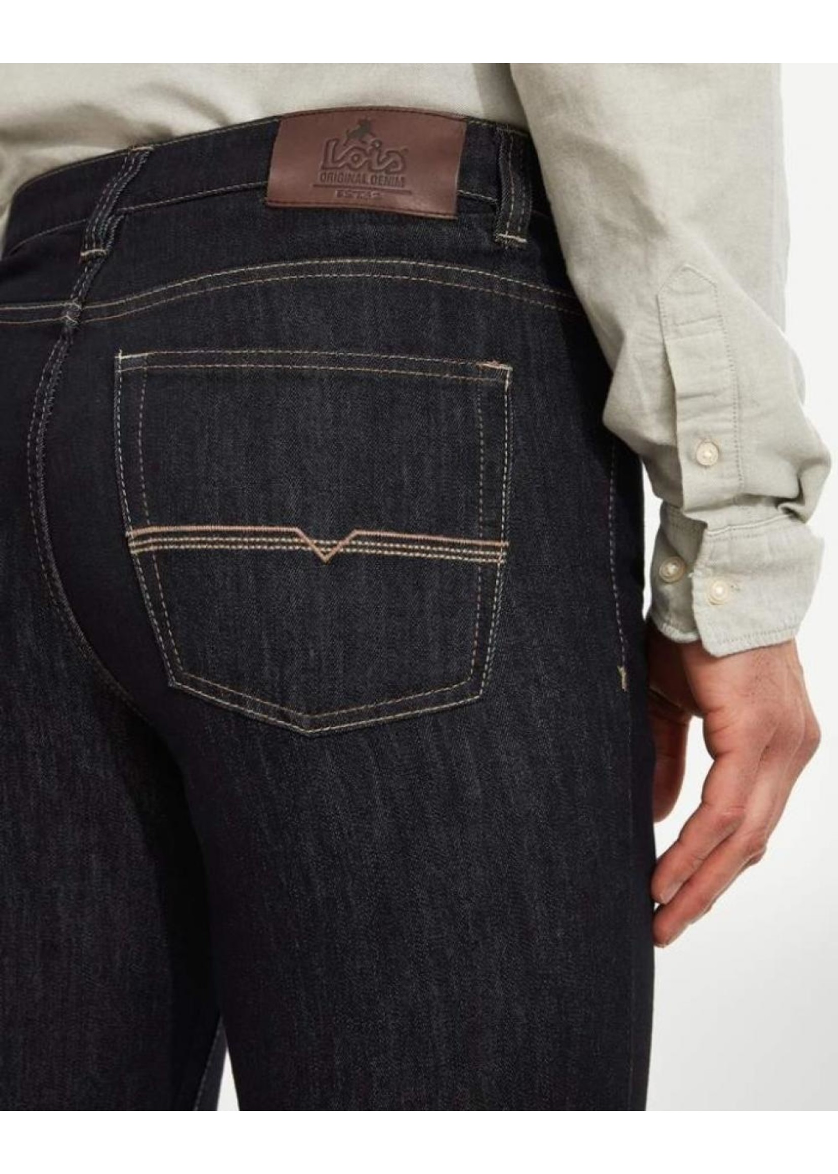 LOIS JEANS & JACKETS Men's traditional regular rize Brad jeans