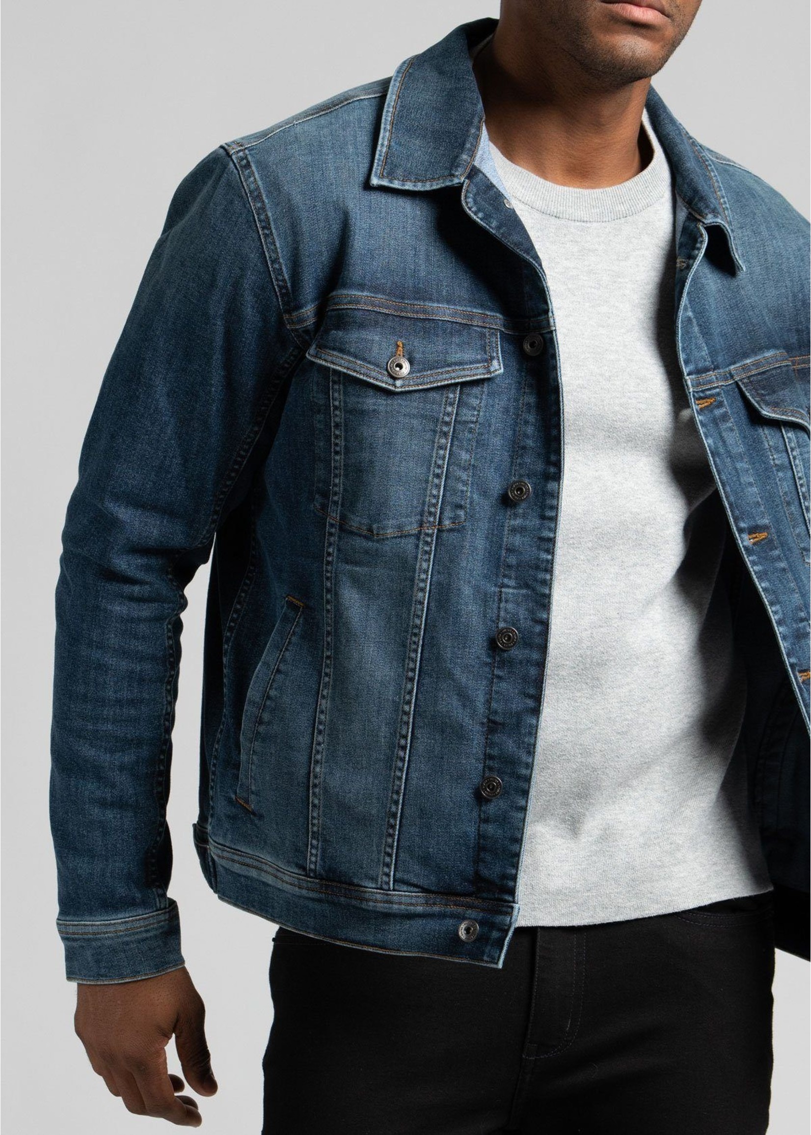 DUER Jacket Stay Dry en coton organique avec imperméabilisant par Duer-Homme