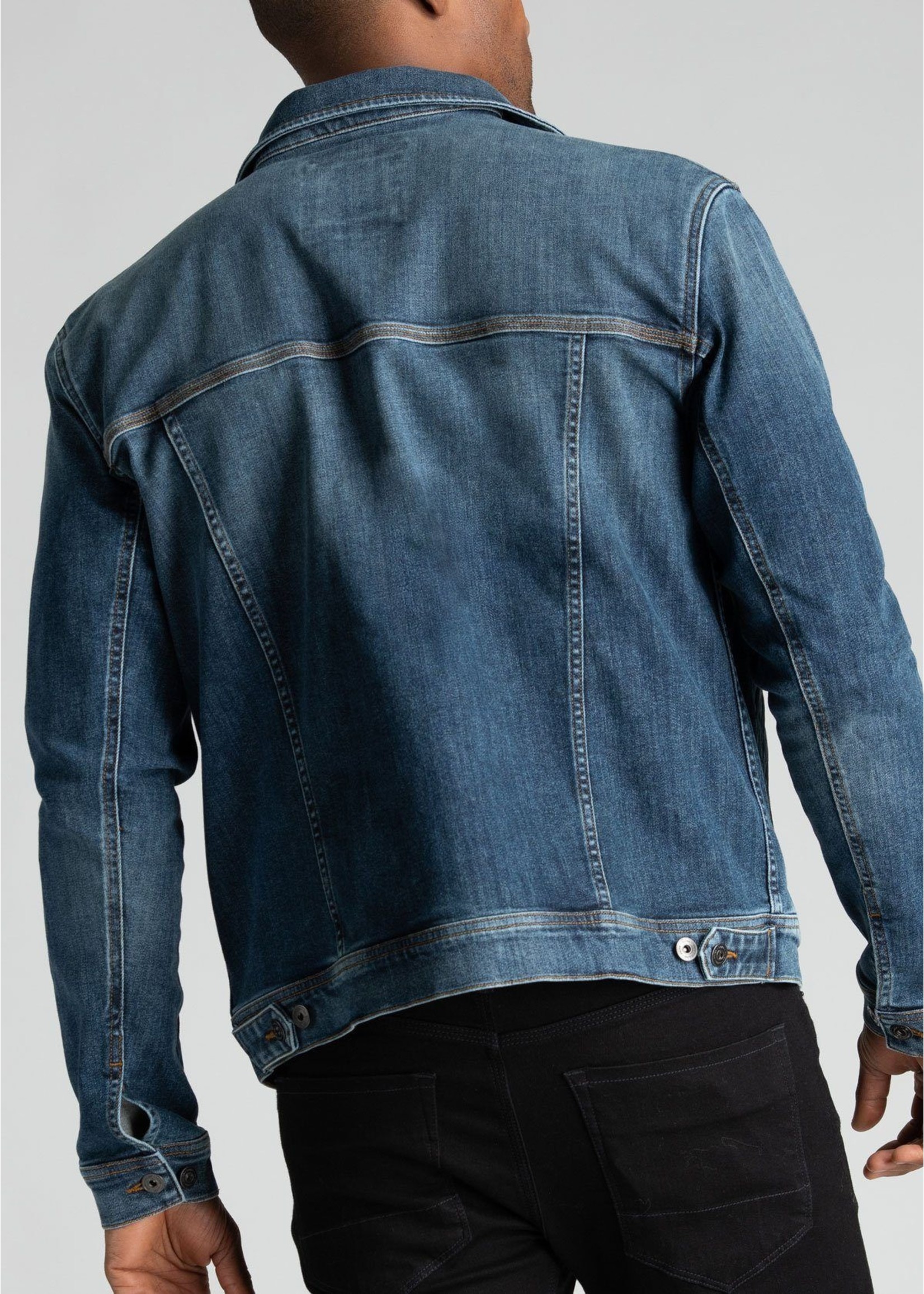 DUER Veste en jeans extensible résistant à l'eau-Homme