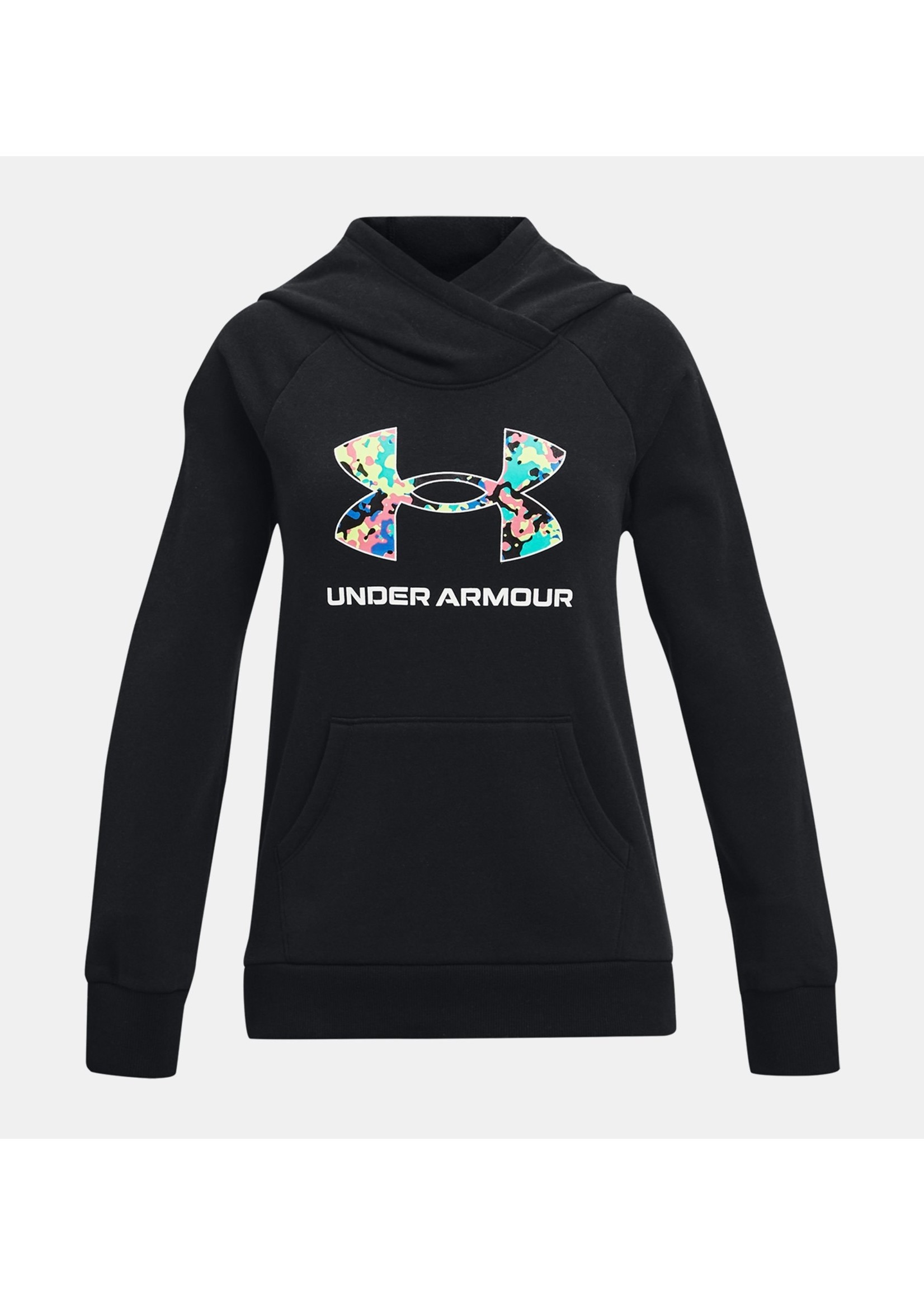 Under Armour Branded Logo Crop SS (White)-1376751-100