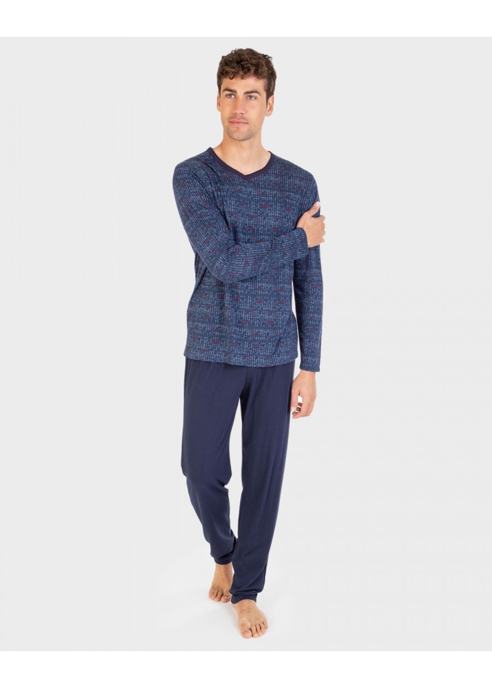 MASSANA Pyjama Massana manches longues avec pantalon-Homme