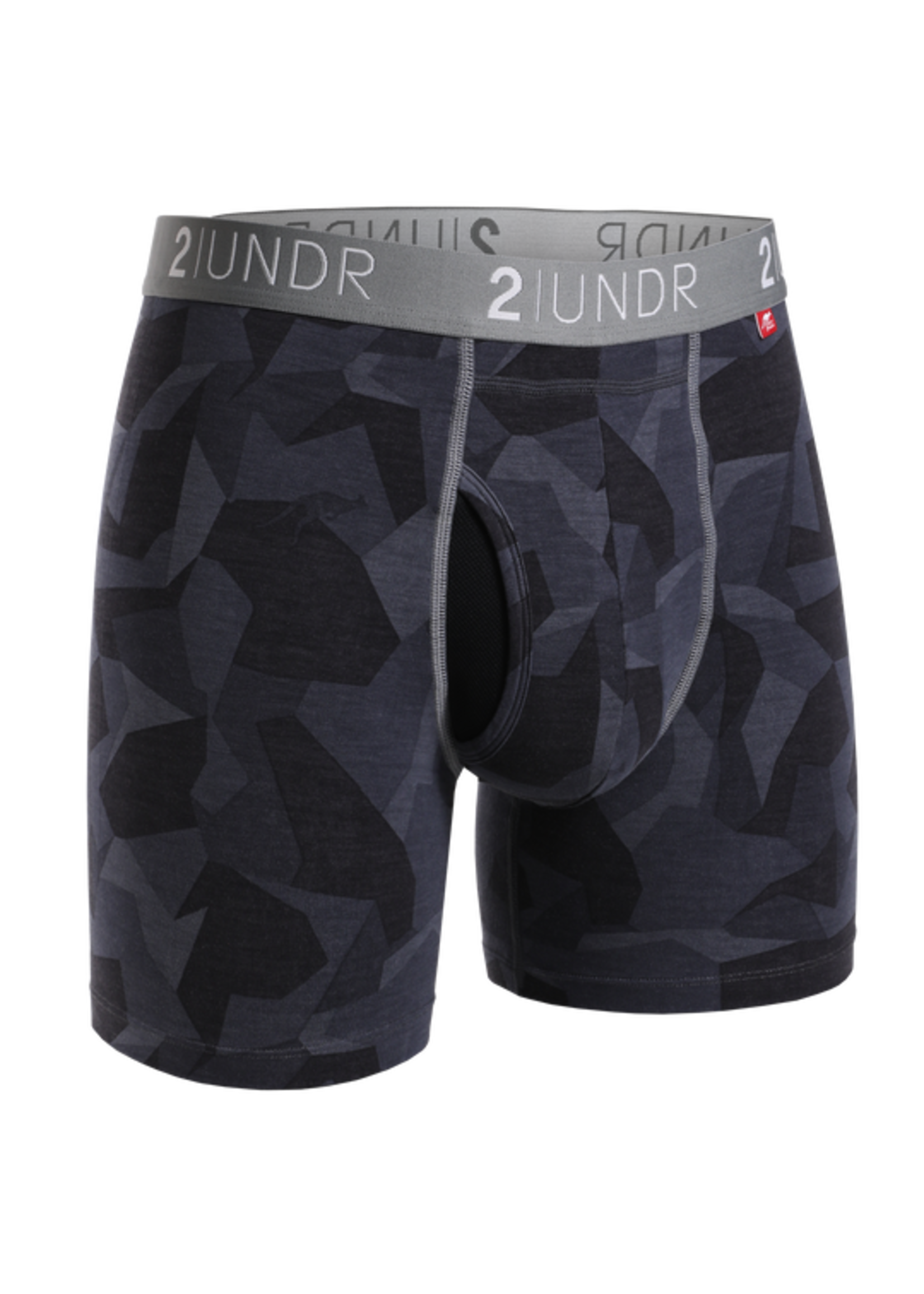 2|UNDR Boxer 6'' Swing Shift en mélange de modal avec motif de camouflage-Homme