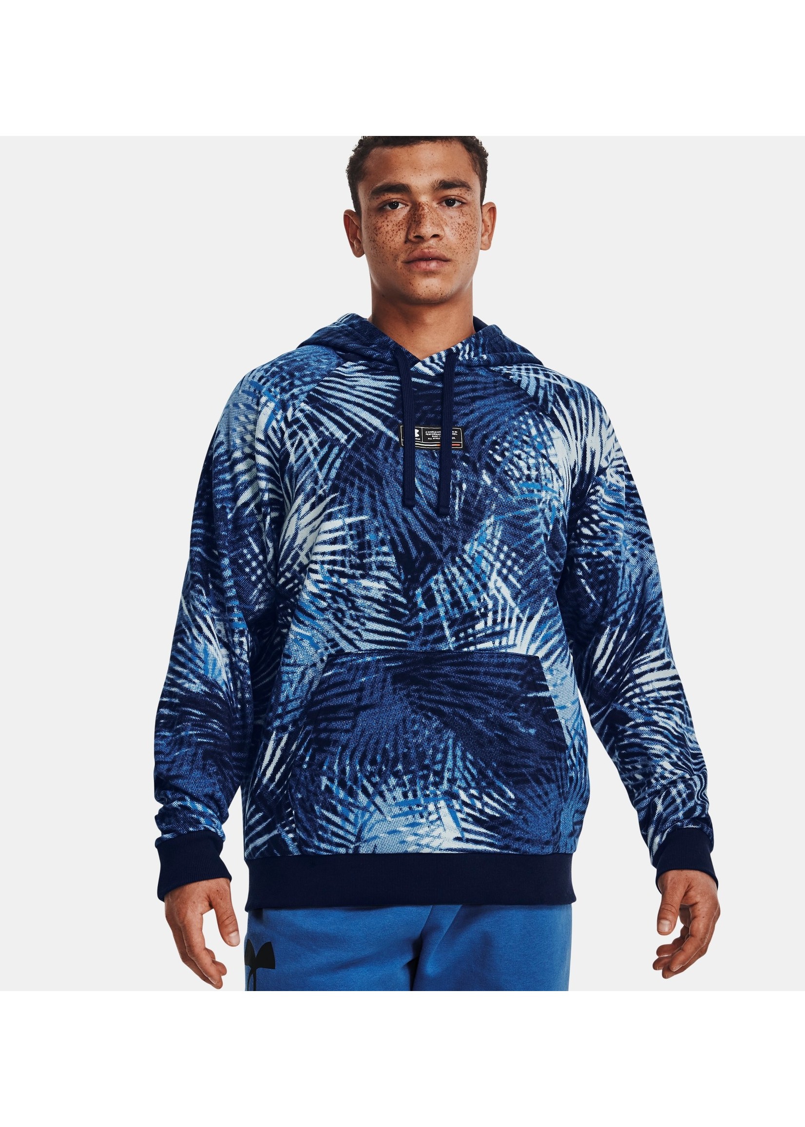 UNDER ARMOUR Haut à capuchon en molleton UA Rival Short Palm par Under Armour-Homme