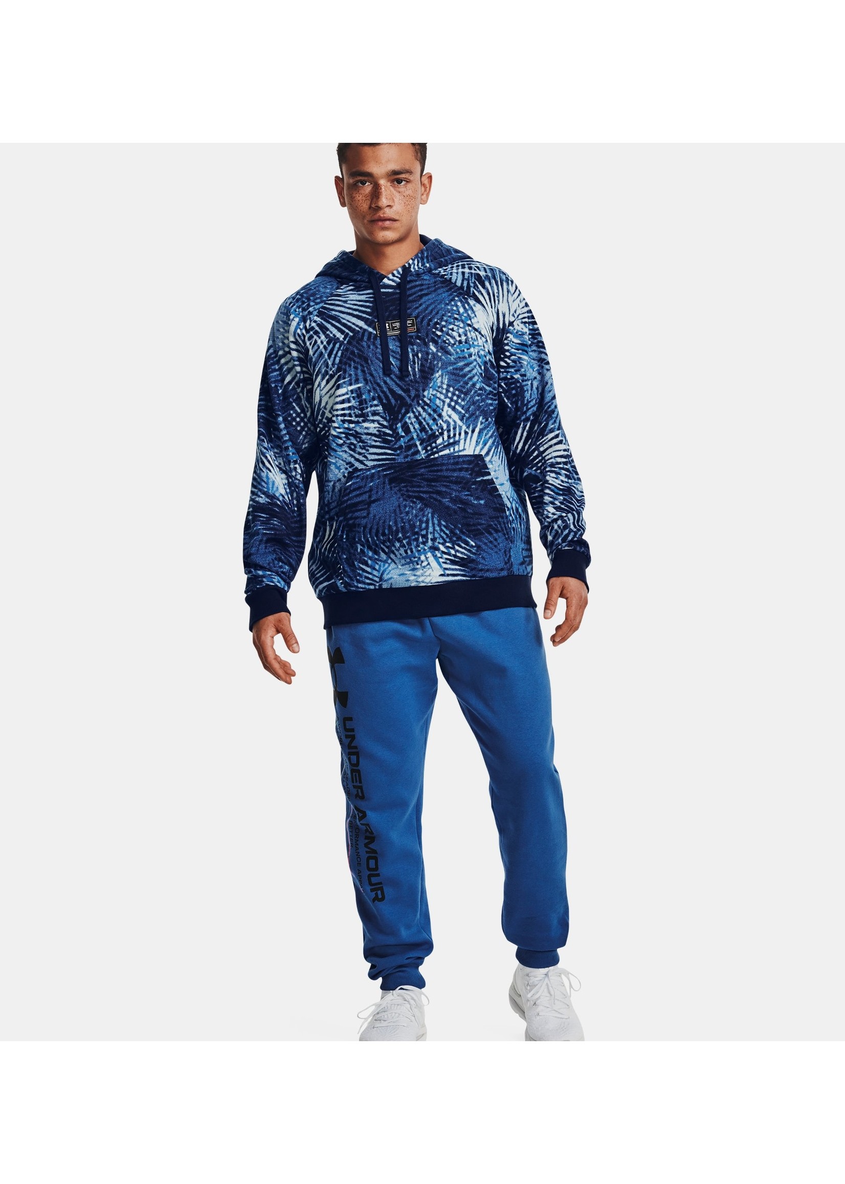 UNDER ARMOUR Haut à capuchon en molleton UA Rival Short Palm par Under Armour-Homme