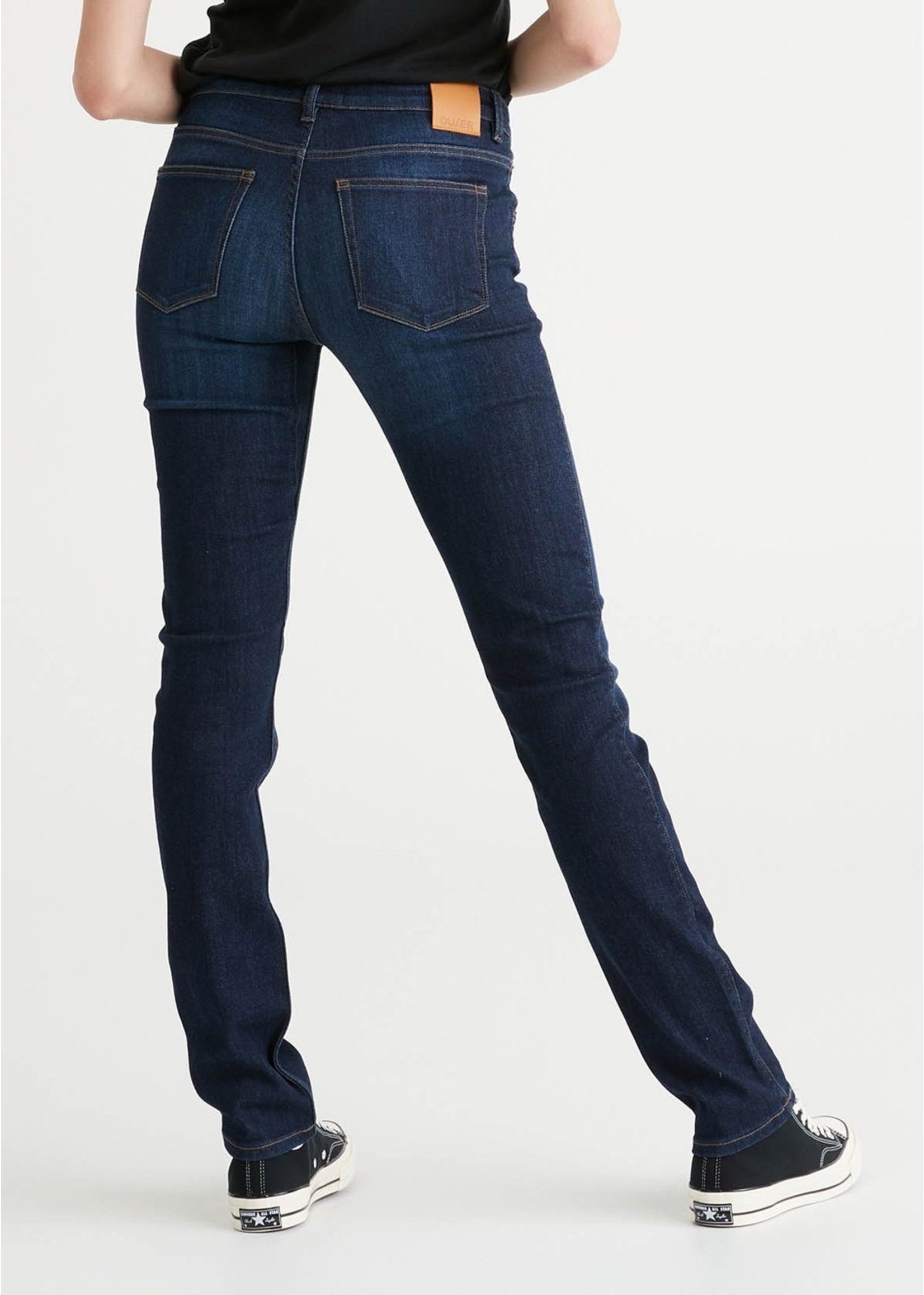 DUER Jeans Performance coupe ajustée jambe droite-Femme