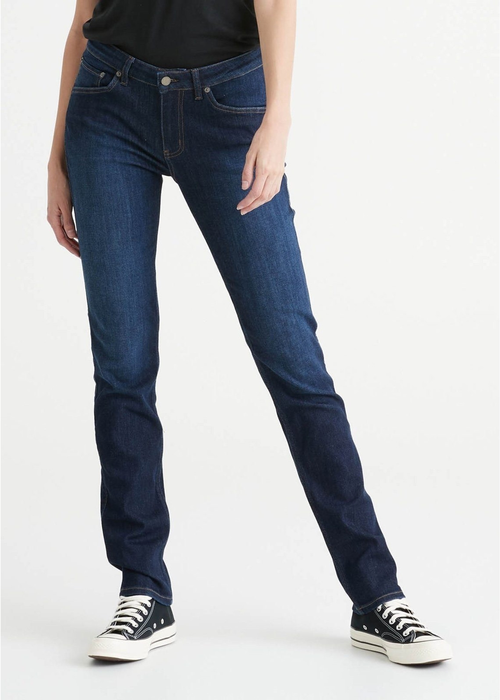 DUER Jeans Performance coupe ajustée jambe droite-Femme