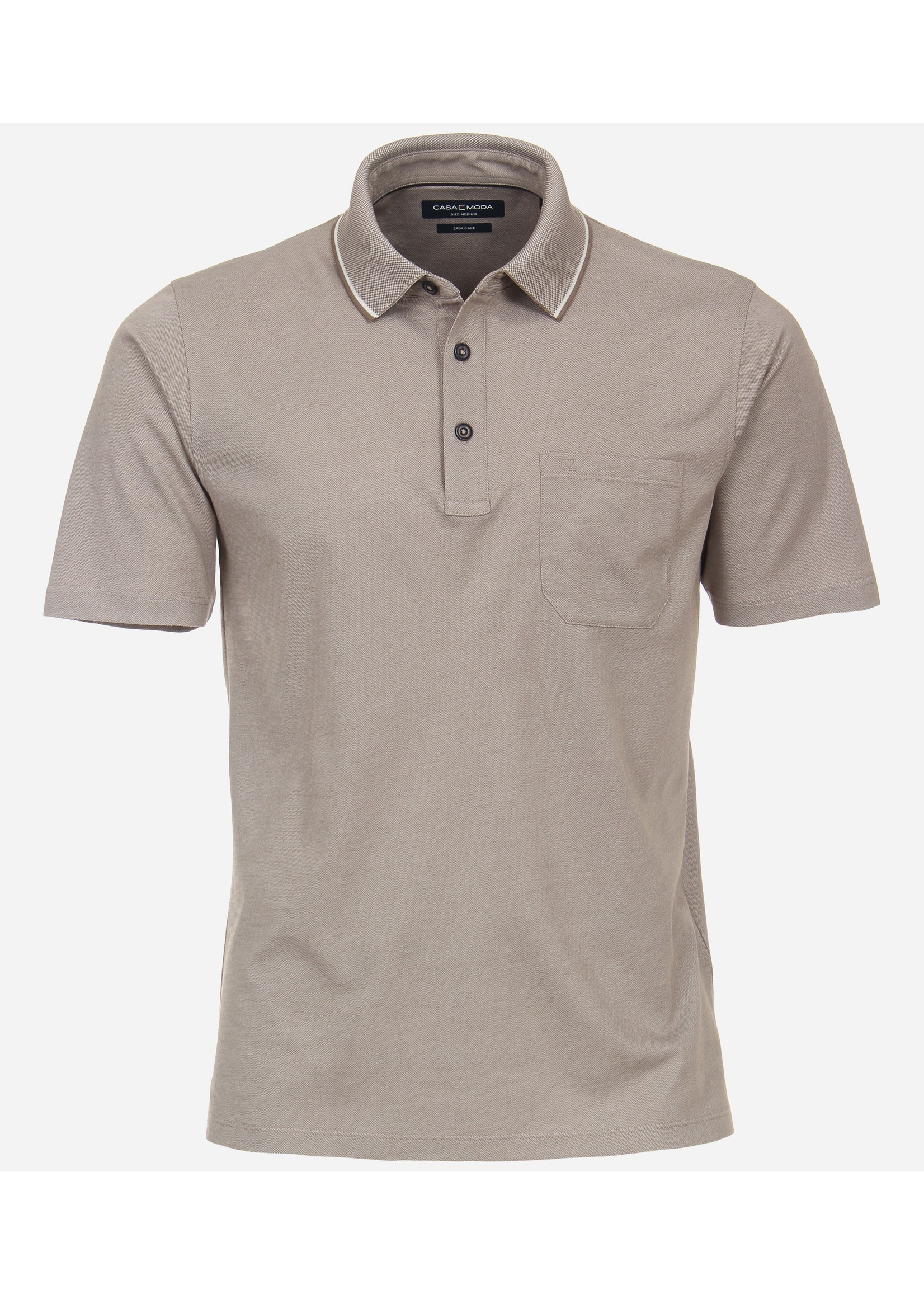 CASA MODA Polo MC avec poche appliquée pour homme -
