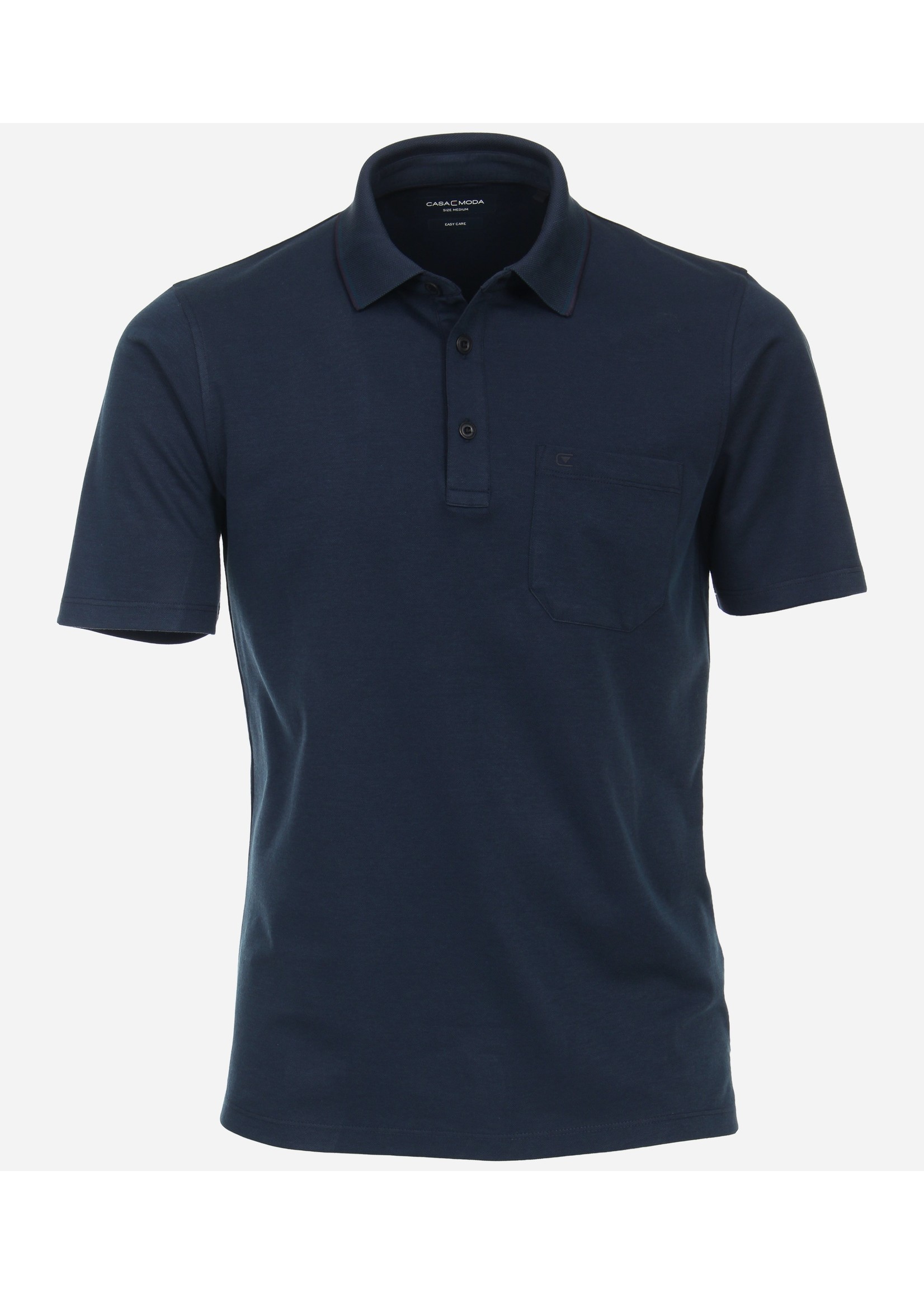 CASA MODA Polo MC avec poche appliquée pour homme -