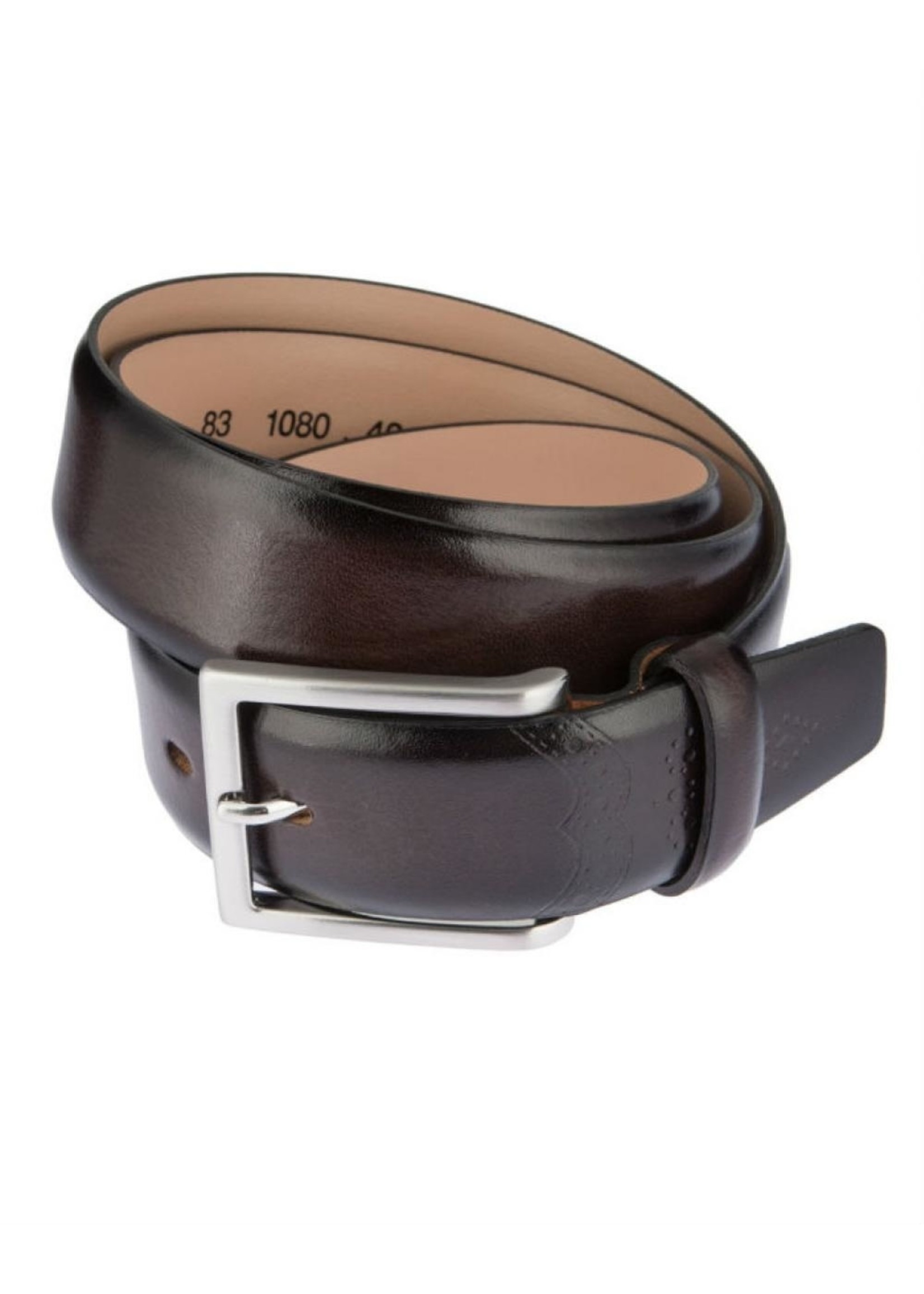 LLOYD Ceinture en cuir 35mm finition Richelieu-Homme