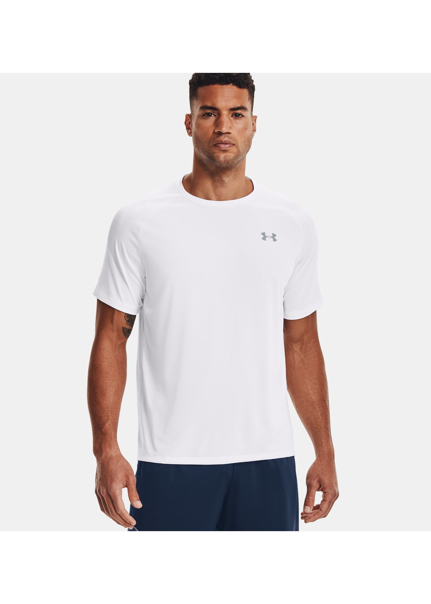 Under Armour UA TECH 2.0 SS TEE - Basic T-shirt - academy/graphite/grey 