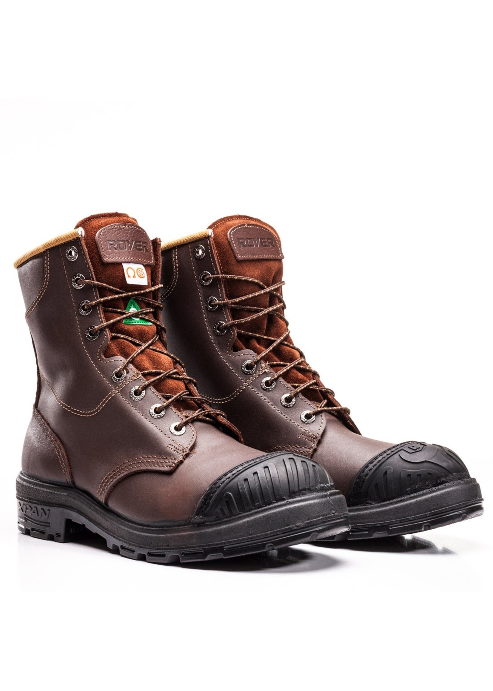 ROYER 8'' all-leather work boots with XPAN PARESHOCK sole