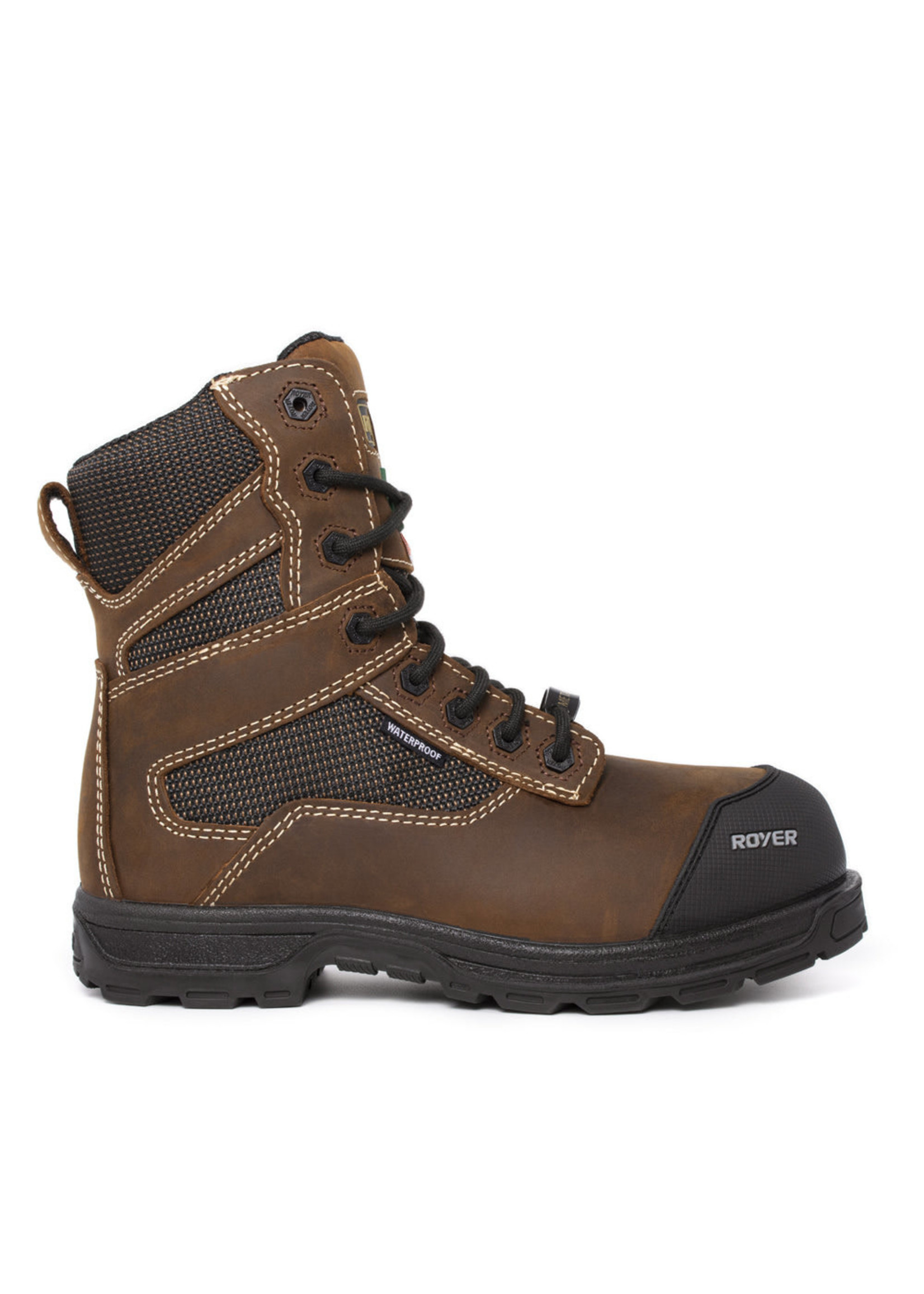 ROYER 8" AGILITY™ AIRFLOW Metal-Free Waterproof Work Boots