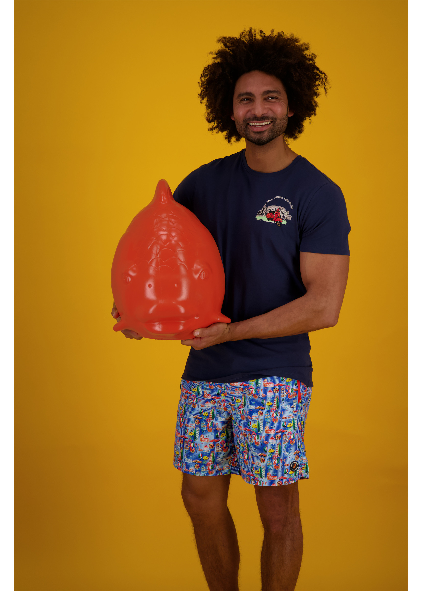 A FISH NAMED FRED T-shirt avec imprimé scooter italien-Homme