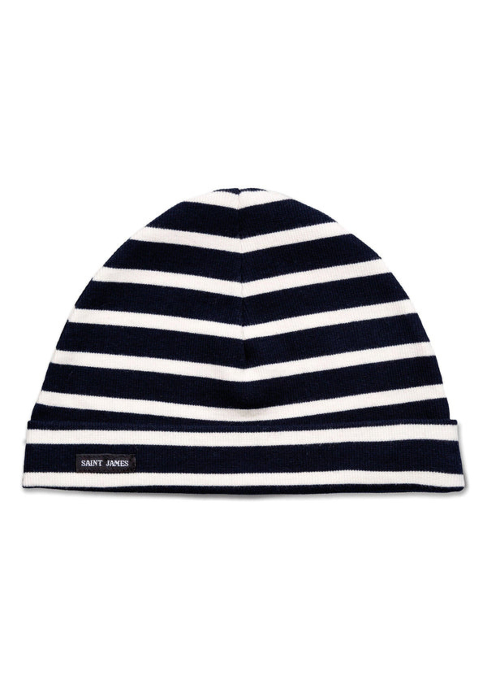 SAINT-JAMES Surcouf striped sailor hat in light cotton