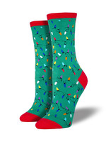 SOCK SMITH Women's CHRISTMAS LIGHTS Socks