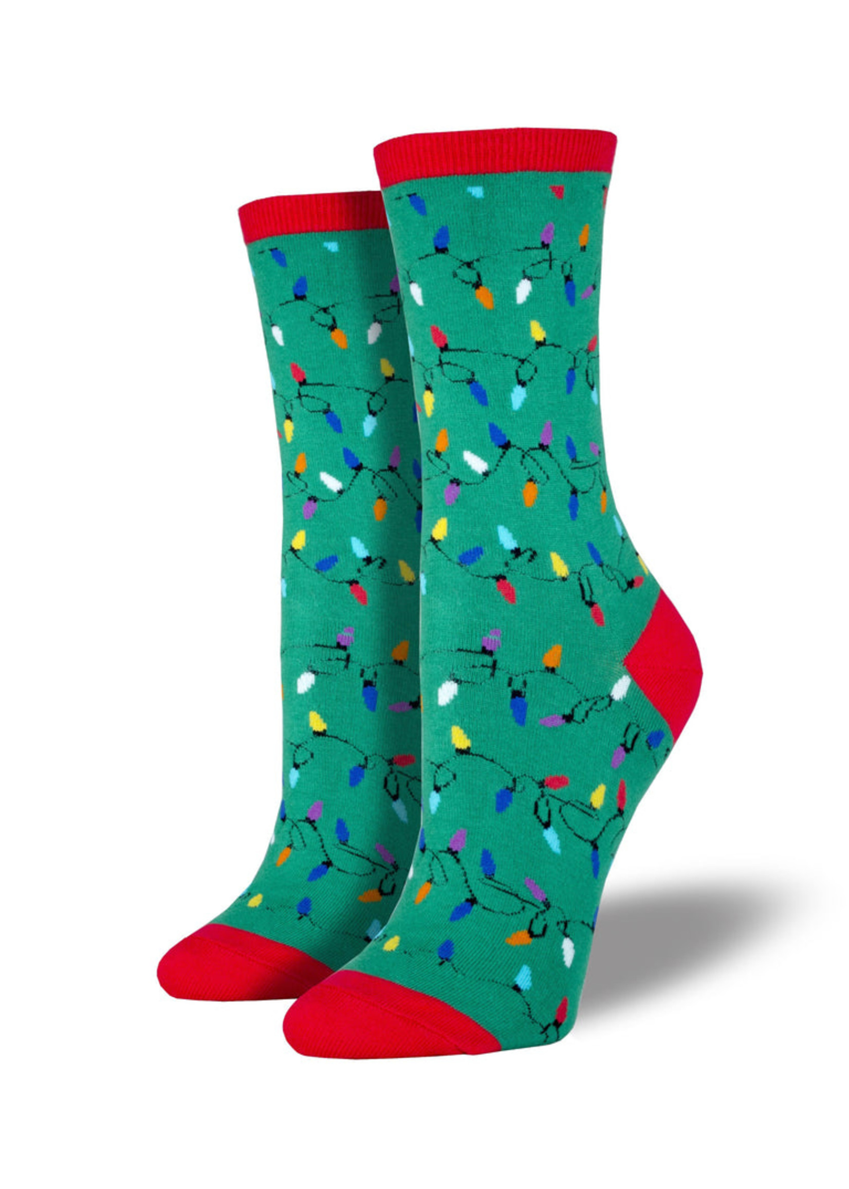 SOCK SMITH Chaussette CHRISTMAS LIGHTS-Femme