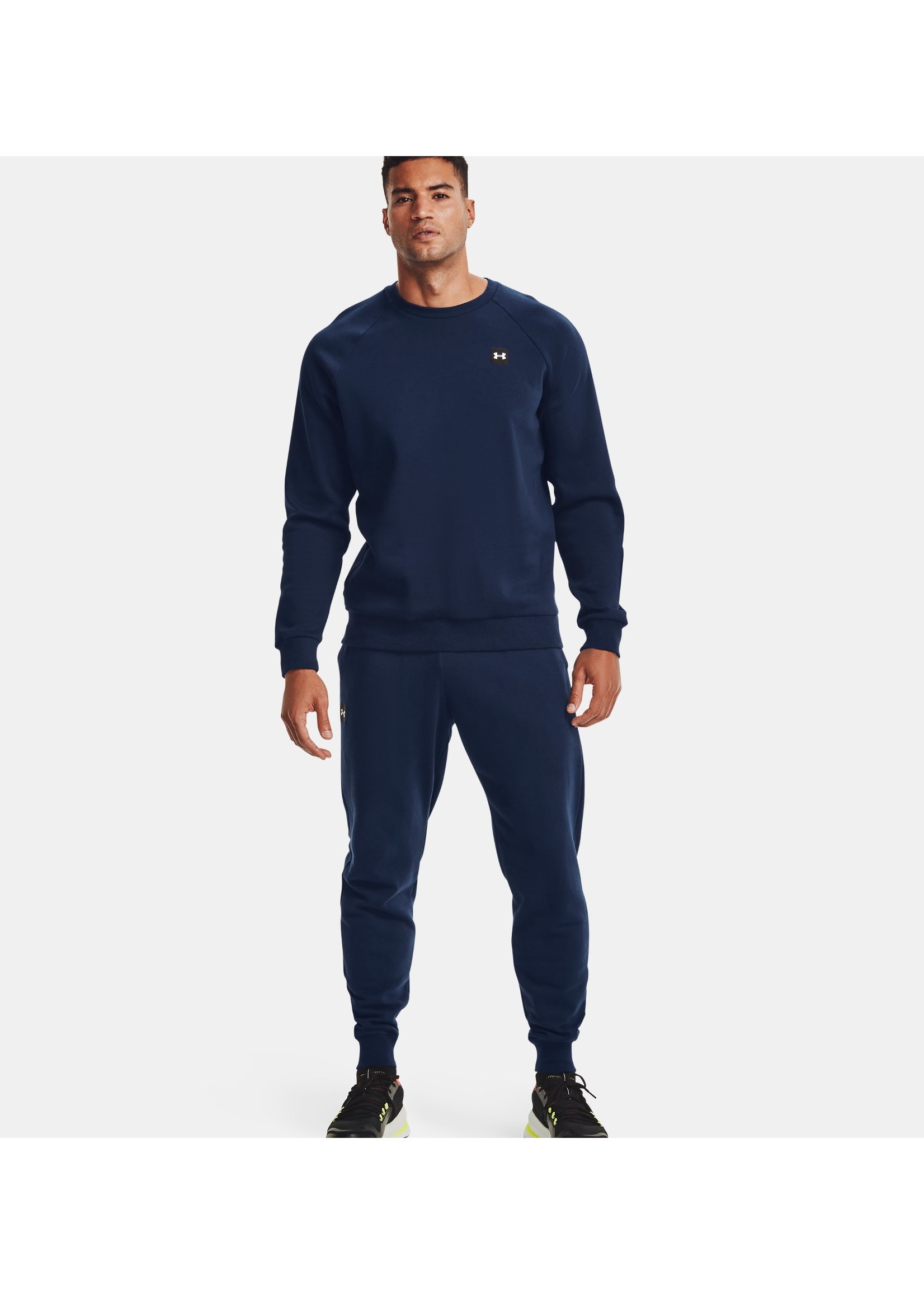 UNDER ARMOUR Pantalon en molleton UA Rival avec élastique à la cheville-Homme