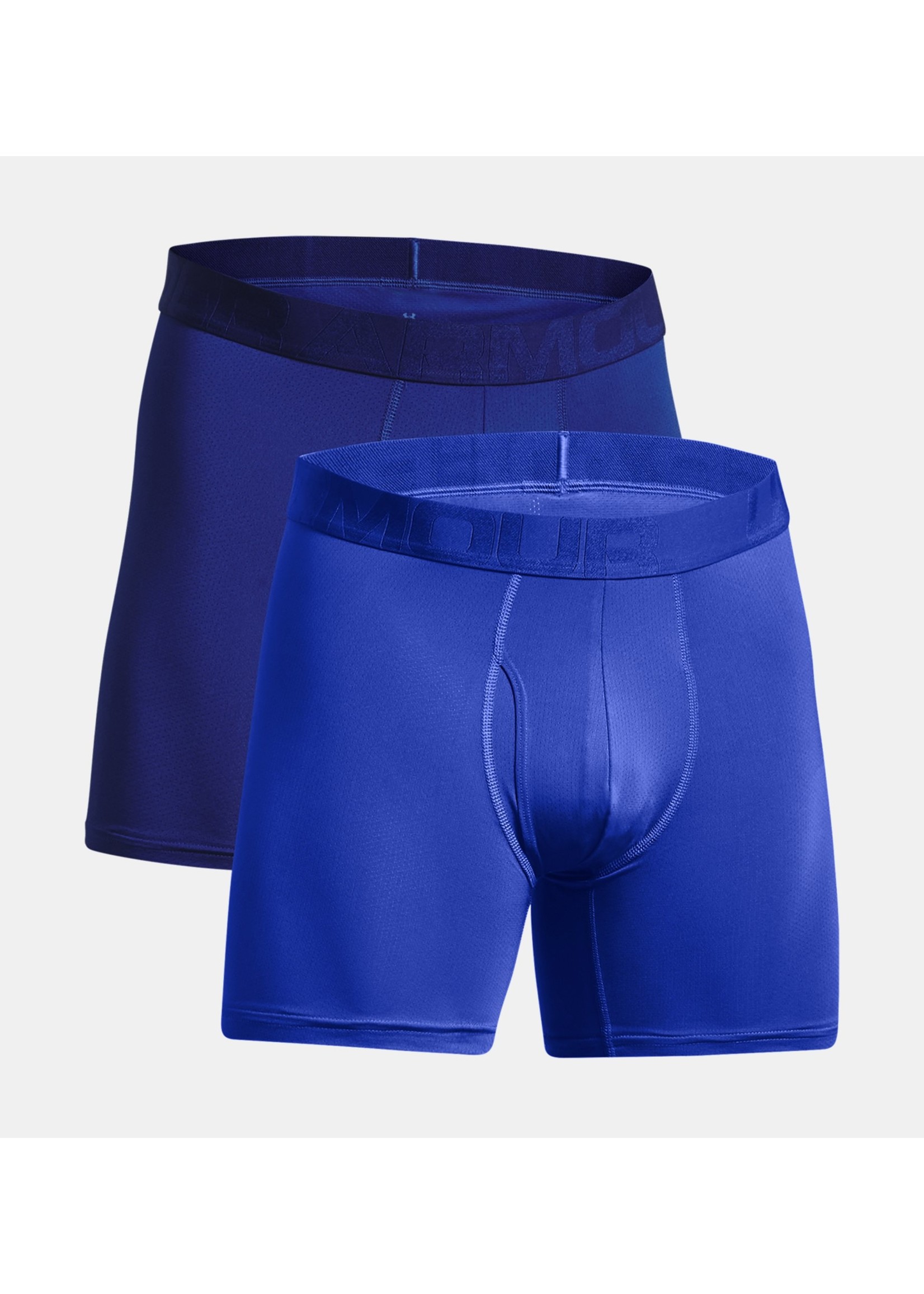 Under Armour Tech Mesh 6in Underwear - 2-Pack - Men's Royal/Academy, XXL