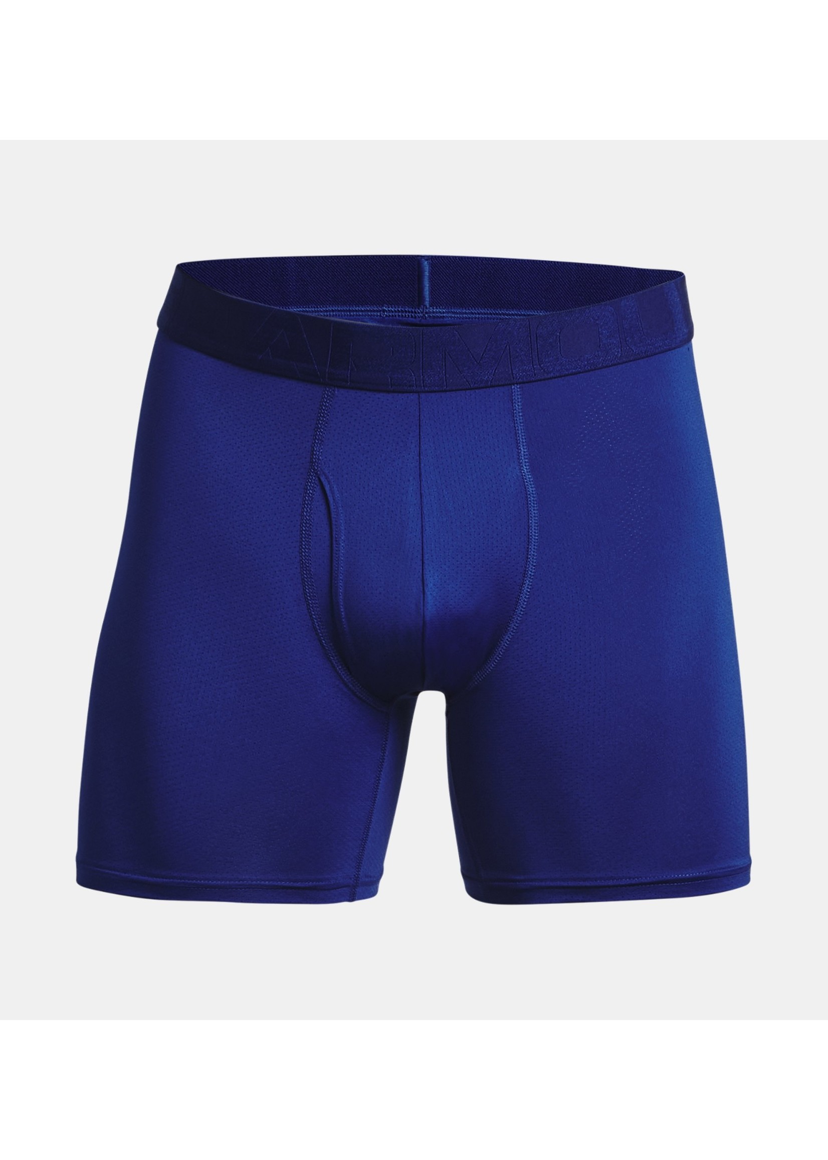 NIB Under Armour 2-Pack Mens Underwear 6 Boxer Briefs Blue Gray XXL